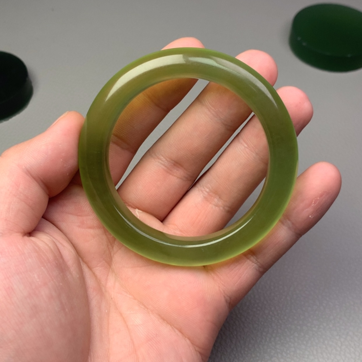 【闪购商品】未镶嵌蛇纹石玉岫玉57鸢****?