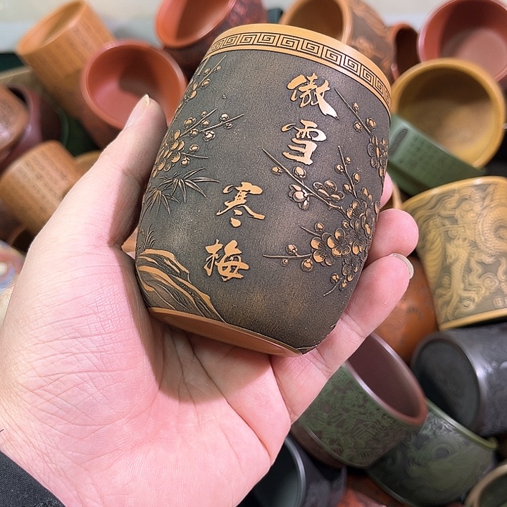 茶杯紫砂全手工紫砂主人杯