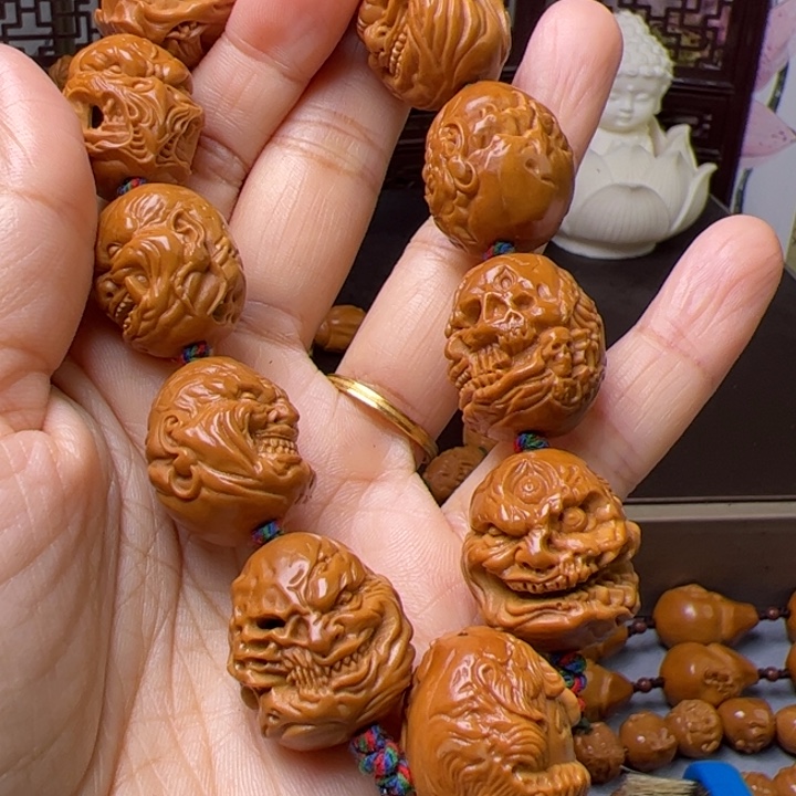 付***山橄榄核手串/手链橄榄核