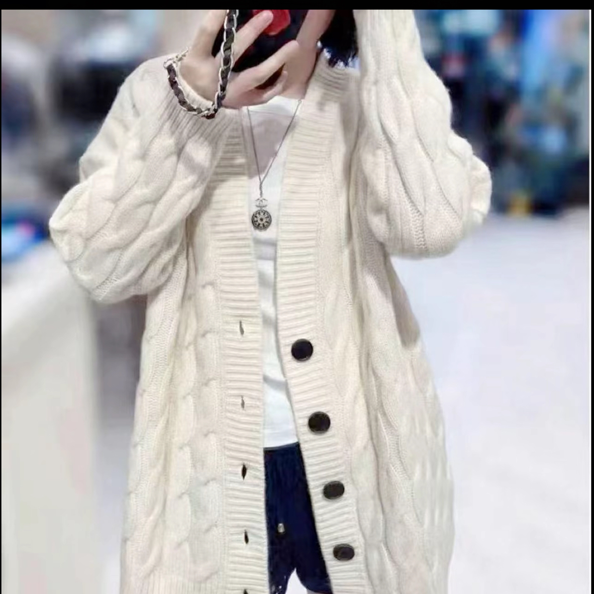 v领麻花软糯慵懒毛衣外套高级感针织开衫上衣5996