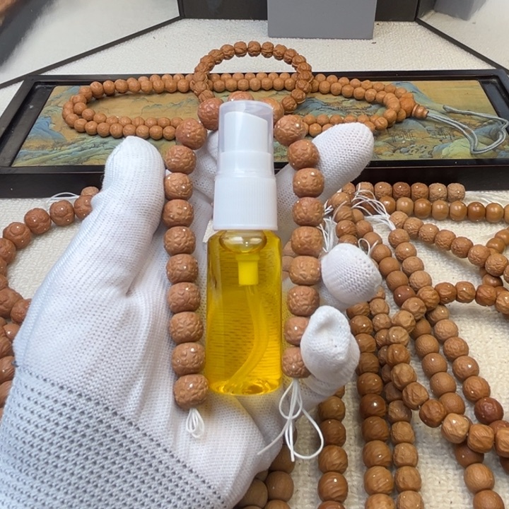 手串猴头核桃满天星璀璨+文玩油