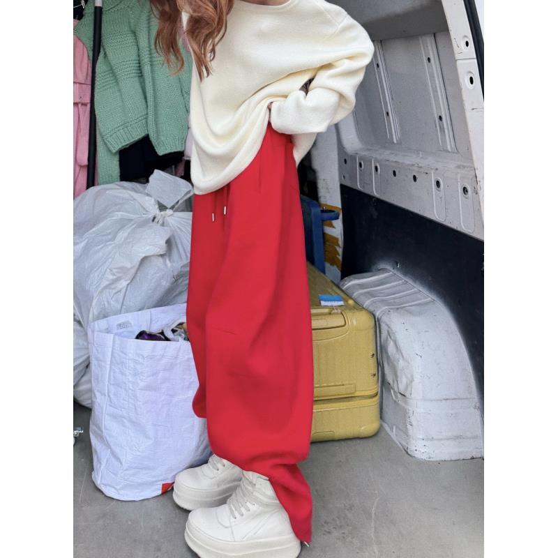 婉君Y【节日限定】25升级新款300克重抓毛弯刀裤LWJ25D4K3763