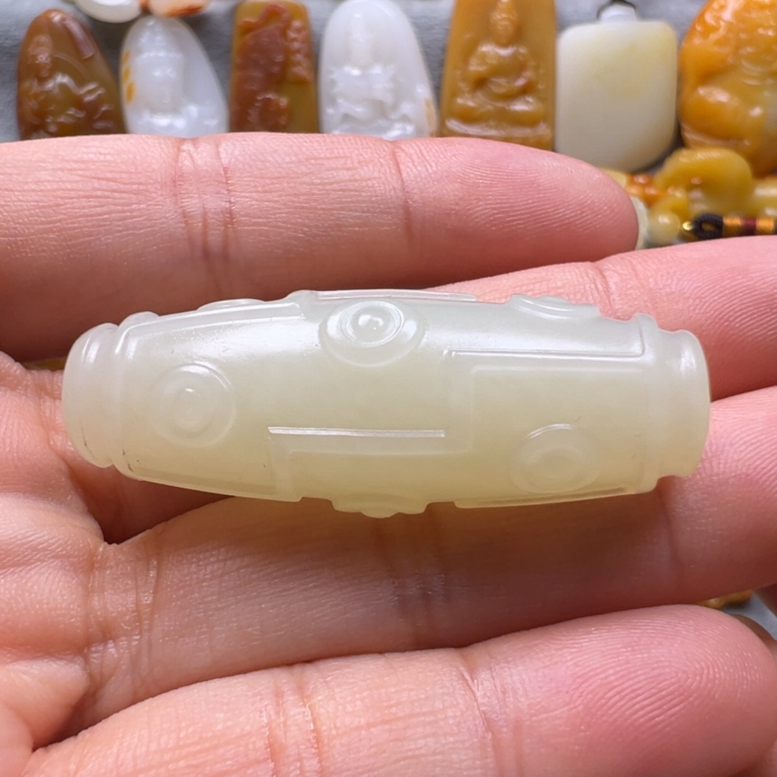 和田玉未镶嵌吊坠(不含链)