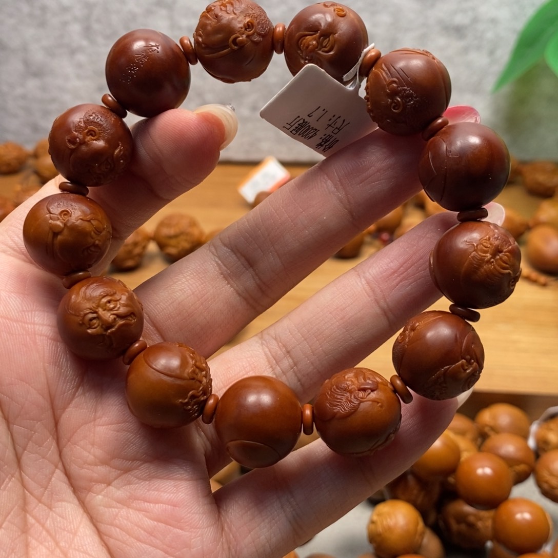 幕***使手串/手链橄榄核1.7光珠罗汉