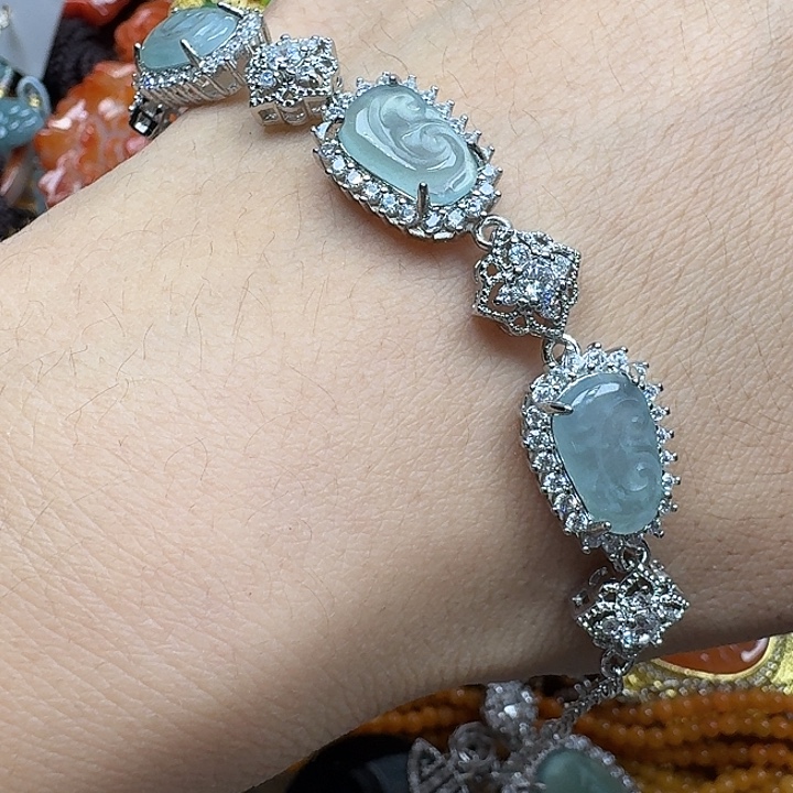 翡翠未镶嵌项链翡翠