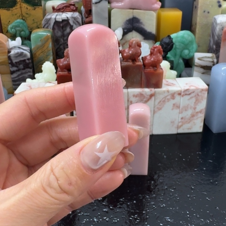 纯***死青田石混合各种石