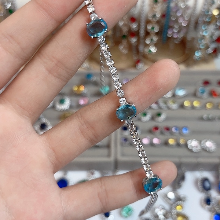 未镶嵌托帕石手链优化处理