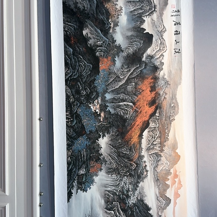 国画书法作品多次参加