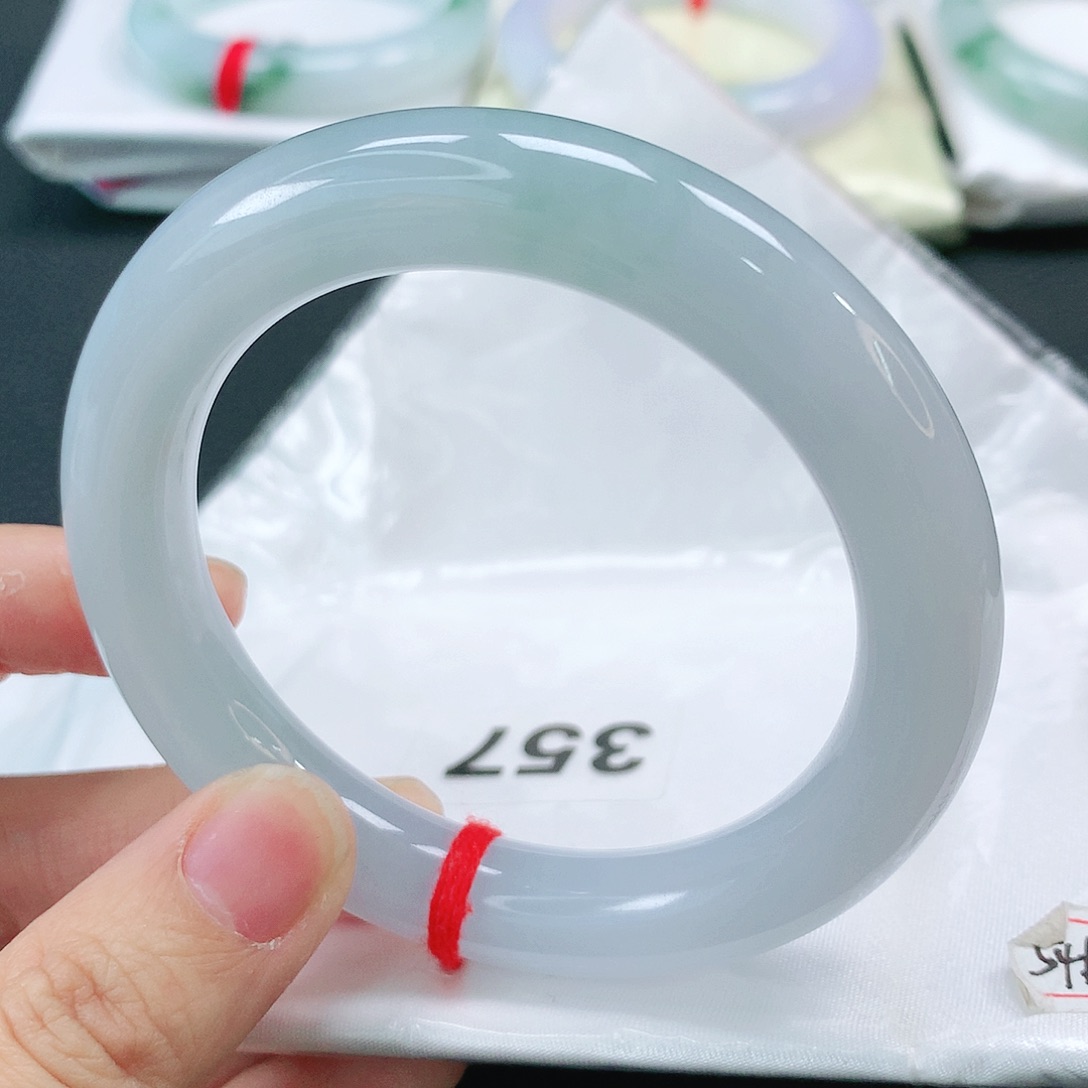 未镶嵌手镯翡翠缅甸圆54