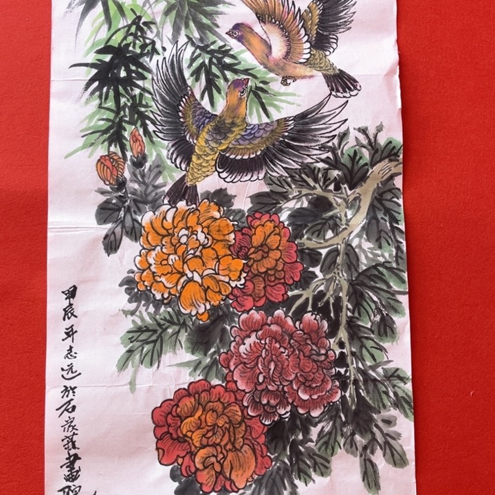 国画花鸟的翅膀和翅膀都是70.46