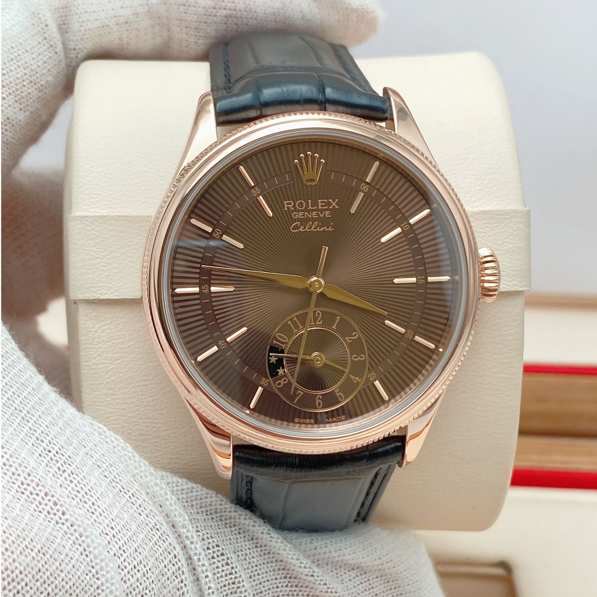 99新 Rolex/劳力士 切利尼50525自动机械表径39mm