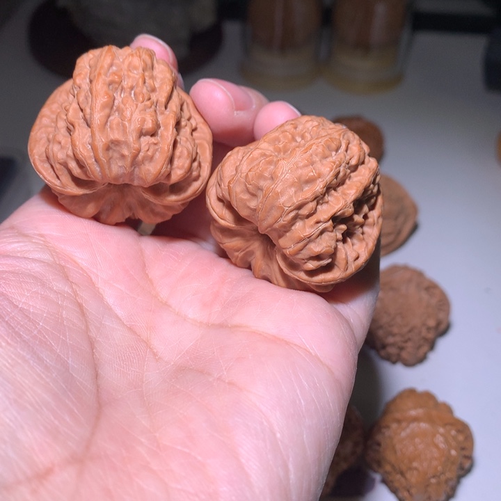 把件文玩核桃平谷凹底