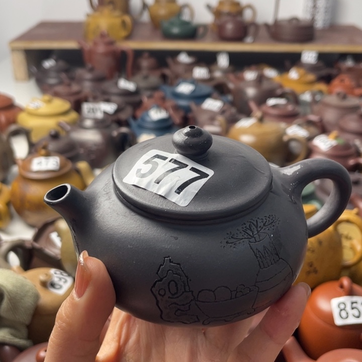 紫砂茶壶紫砂微瑕