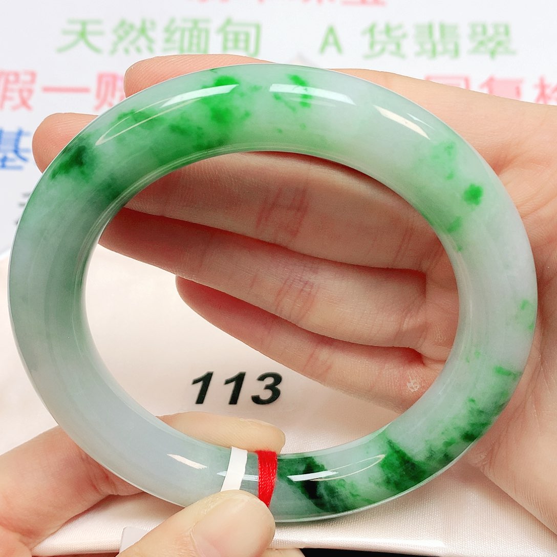 未镶嵌手镯翡翠翡翠手镯62圆