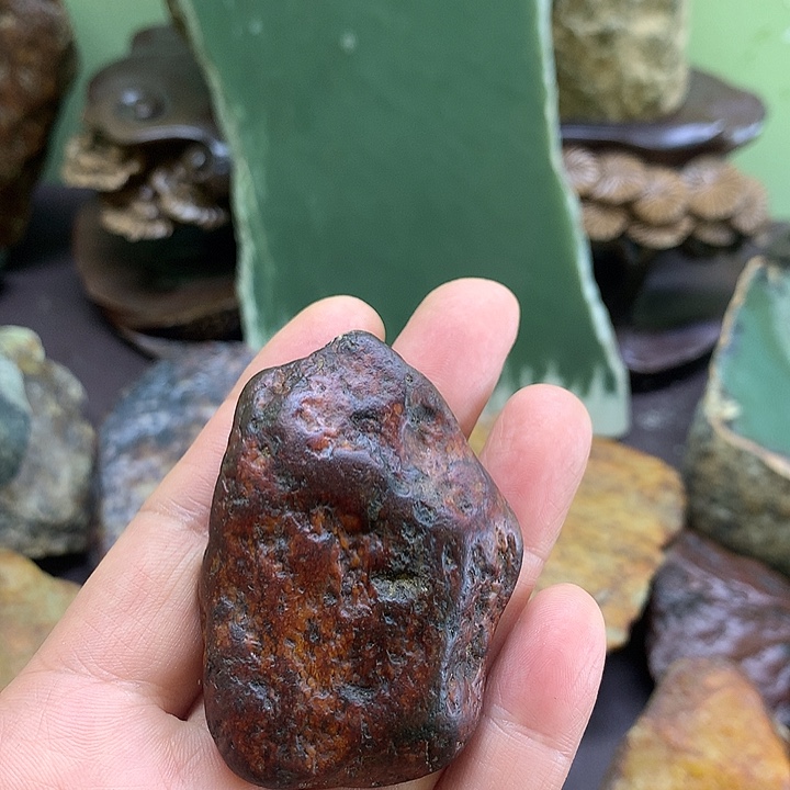 岫岩河磨玉（透闪石质玉）未镶嵌把件