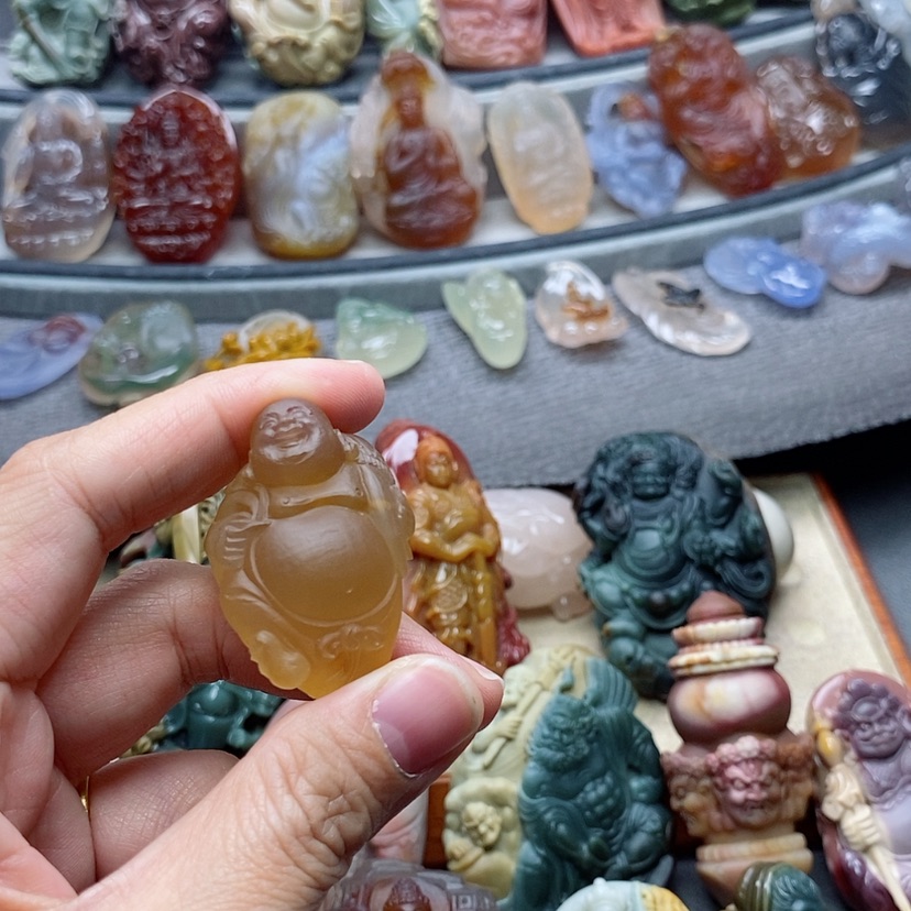 【闪购商品】未镶嵌吊坠定制玛瑙