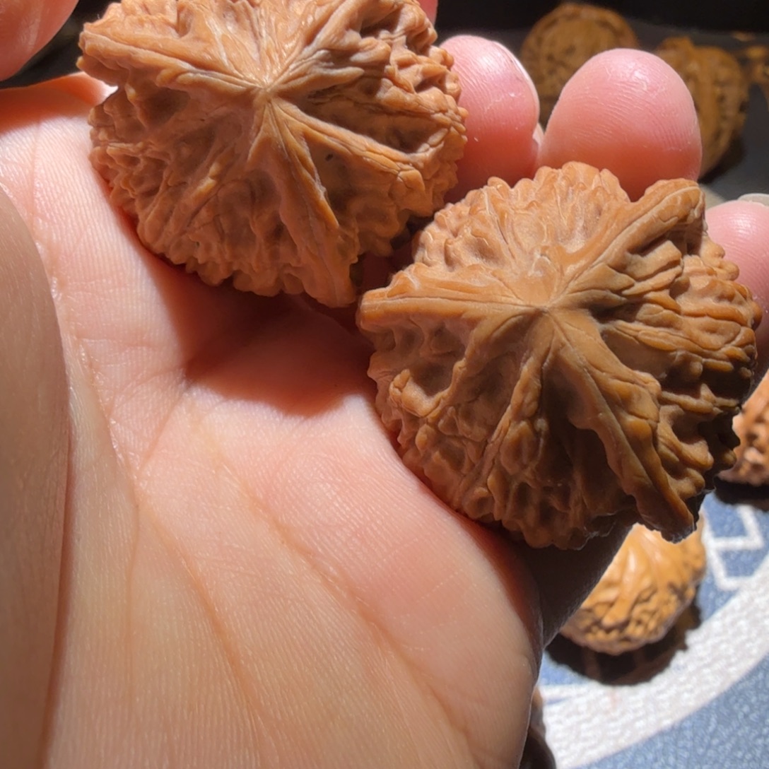 把件文玩核桃御龙三棱