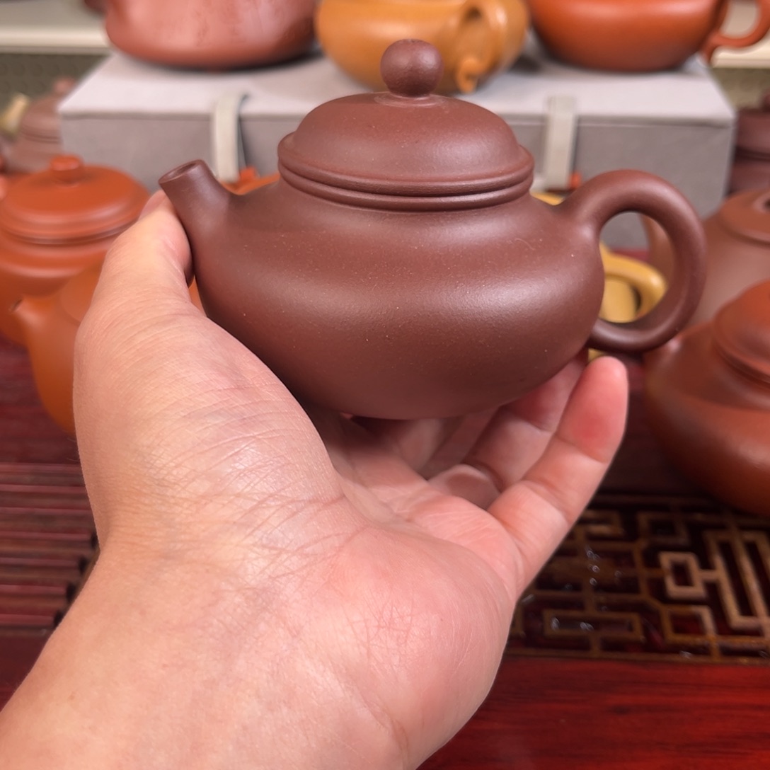 茶壶紫砂全手工制作紫泥制作壶