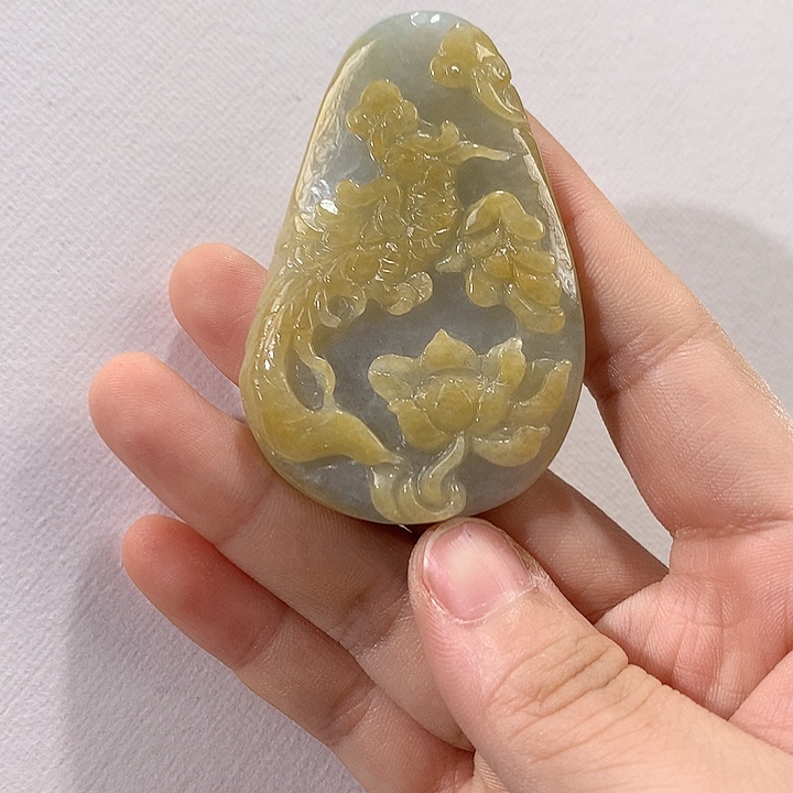 翡翠未镶嵌颈饰翡翠吊坠