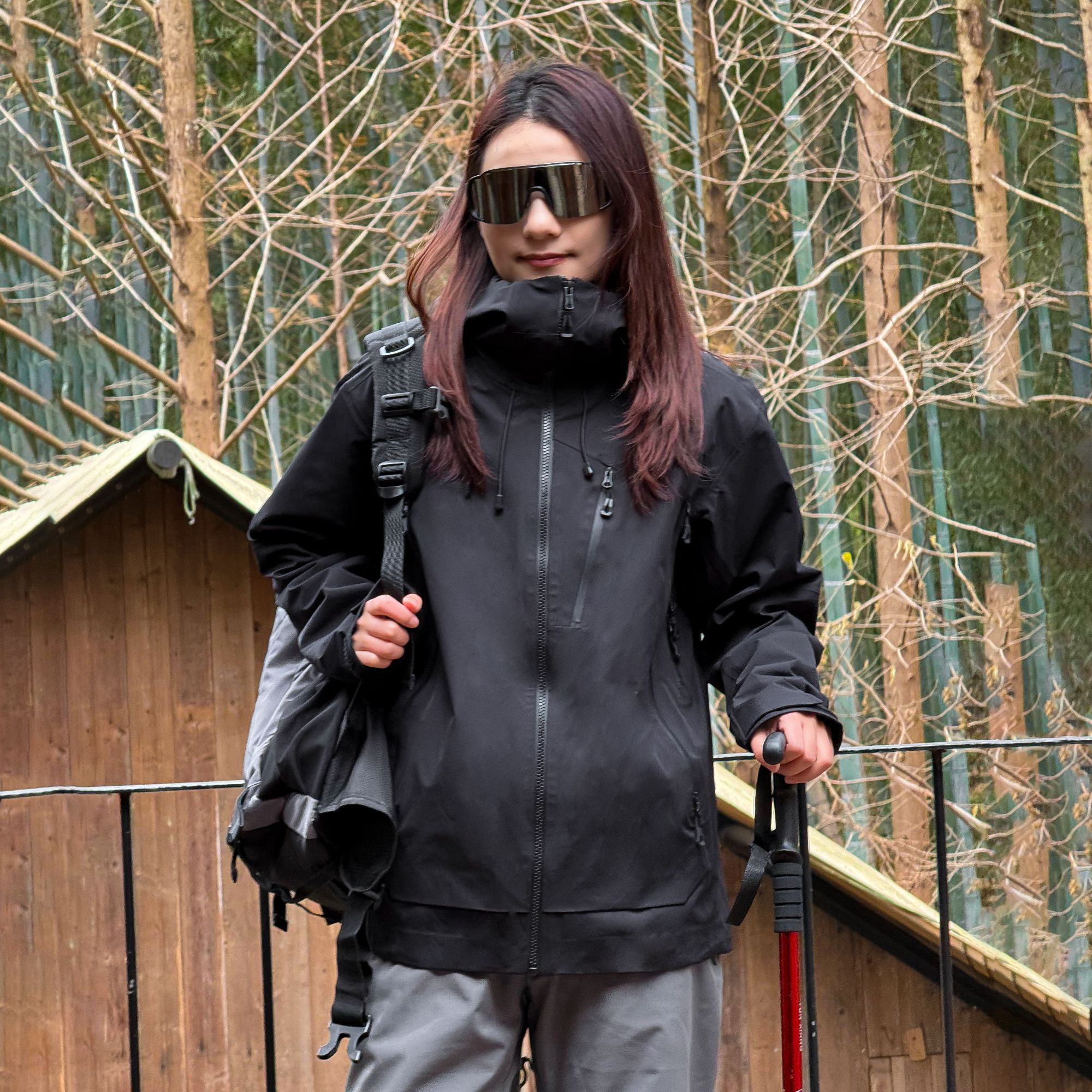 2025男款三合一户外冲锋衣冬季轻量化  通勤防水防风登山外套