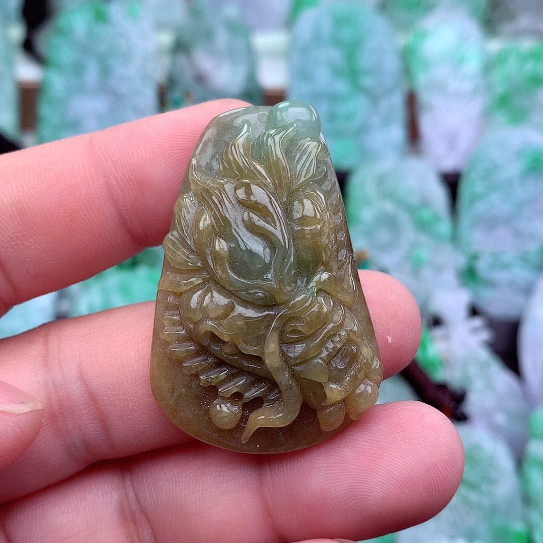 翡翠吊坠(不含链)未镶嵌