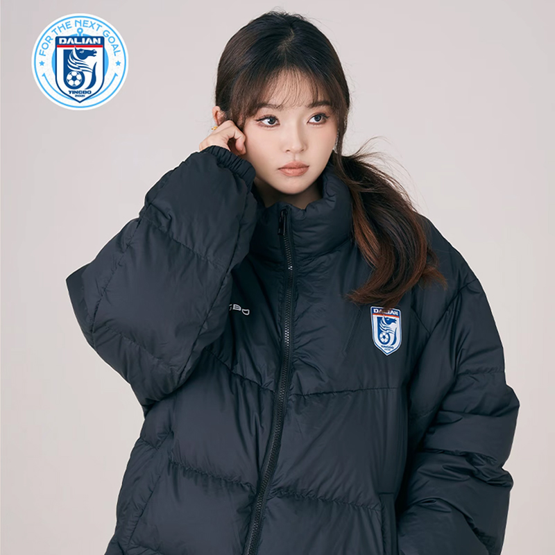 大连英博足球俱乐部授权球迷俱乐部短款羽绒服DLYBCM-2583