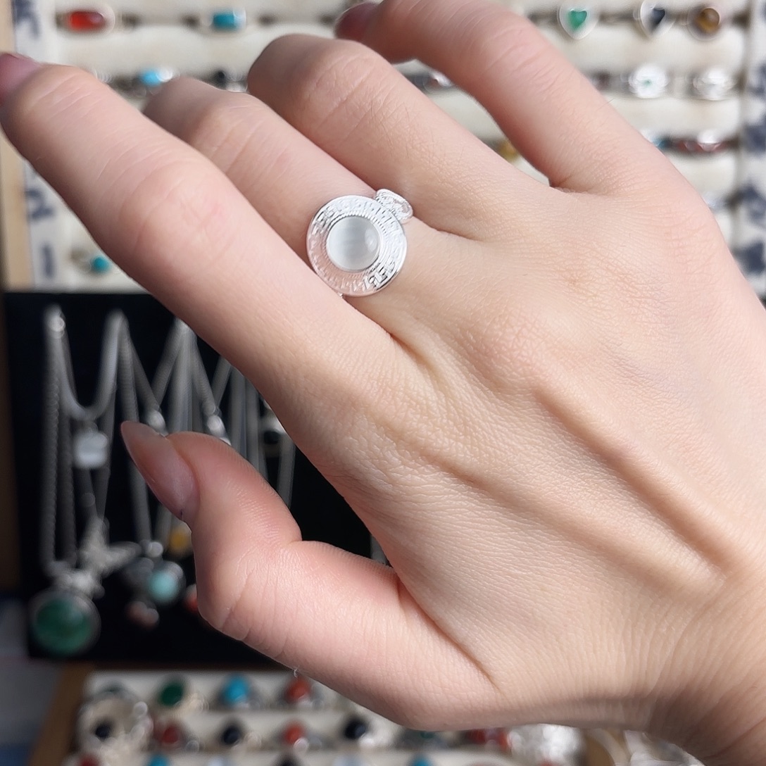 925银925银白戒指