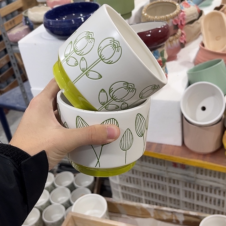 福利价陶瓷花盆全场10包邮