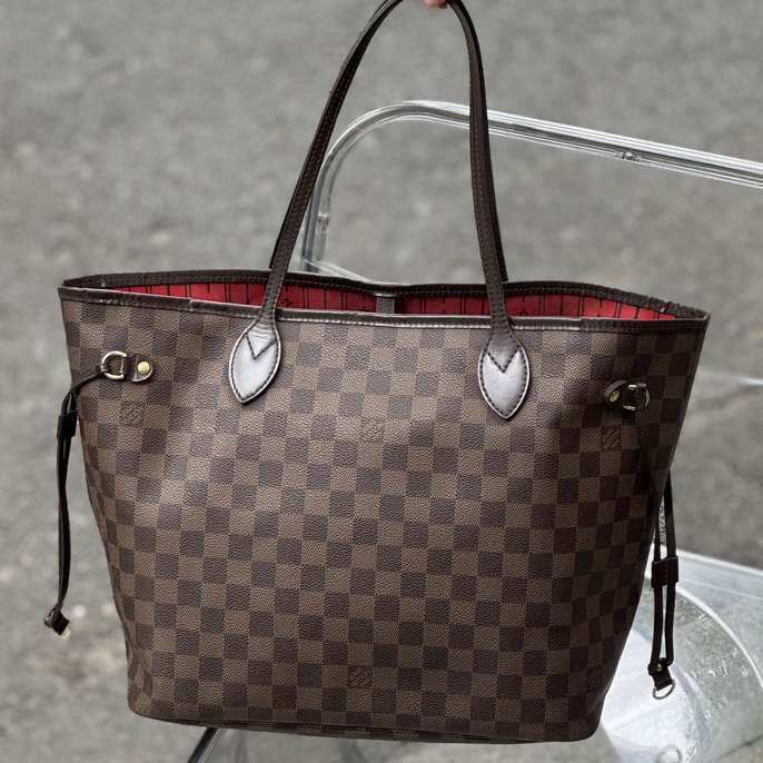 95新 LouisVuitton/路易威登 棋盘格NF中号 经典百搭