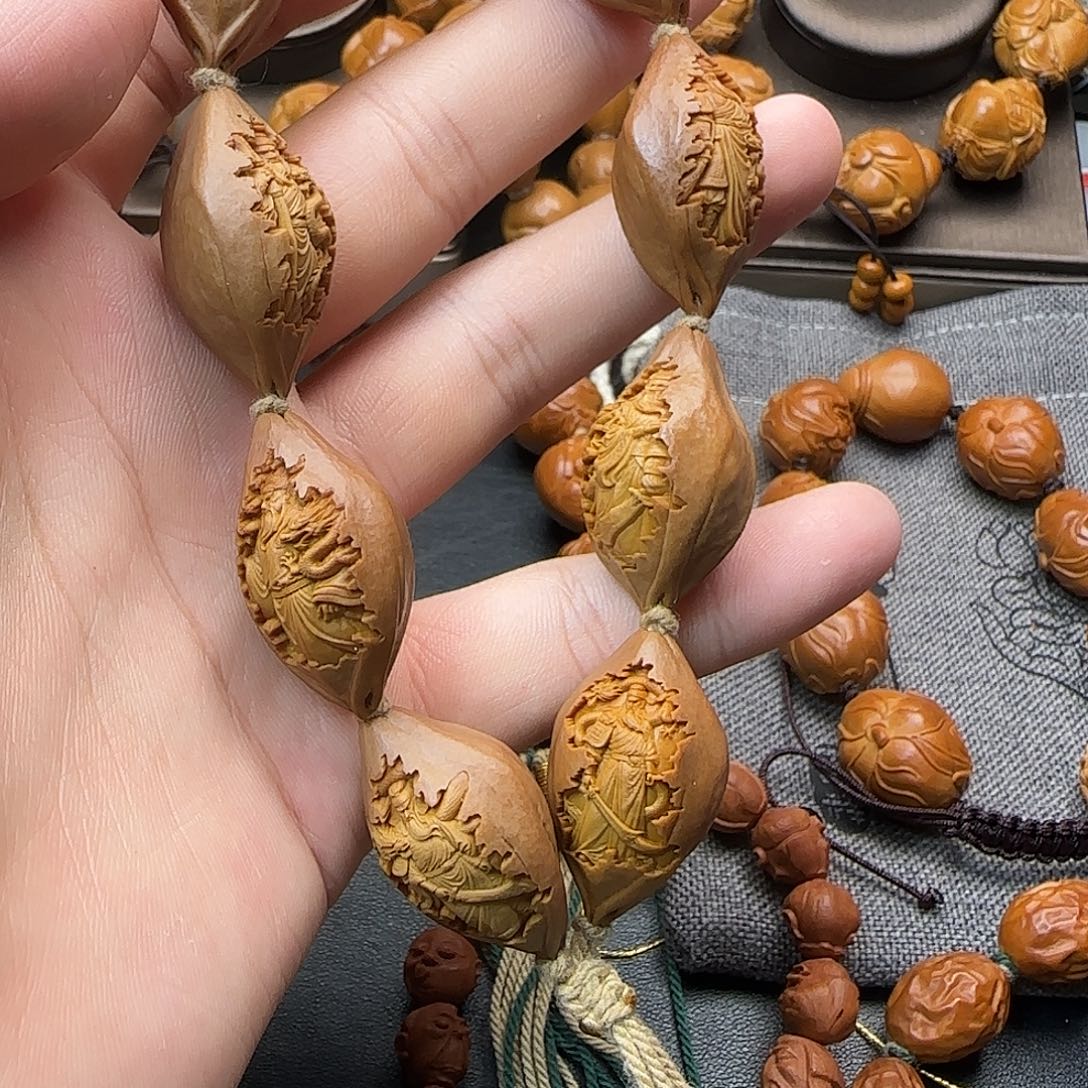 橄榄核手串/手链关公