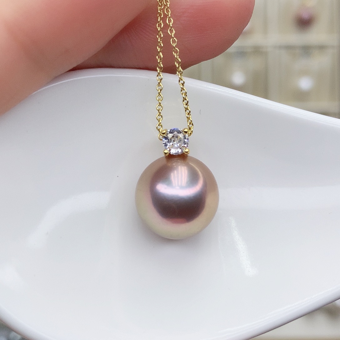 淡水珍珠颈饰合金