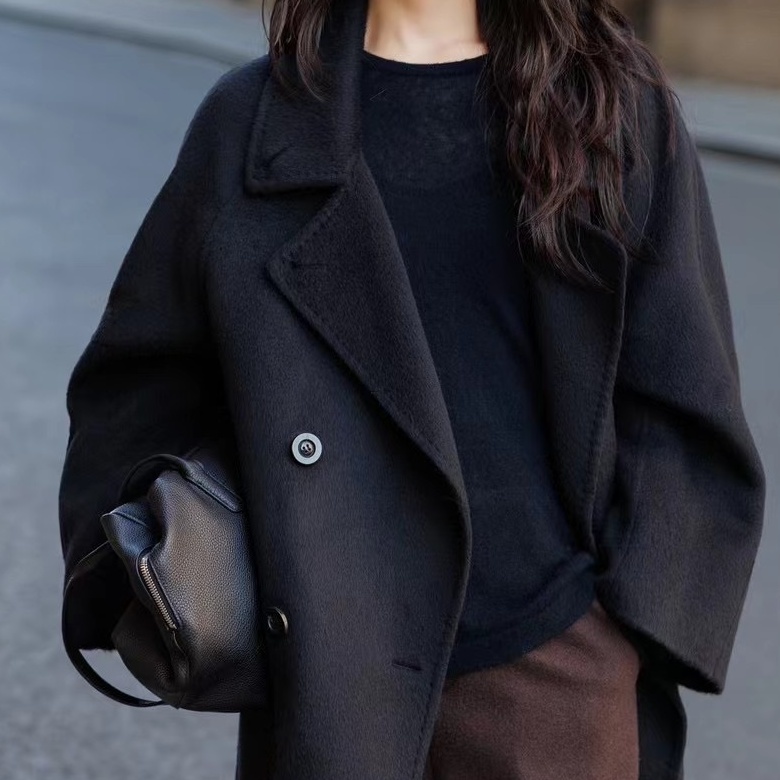 高克重牦牛绒大衣65029