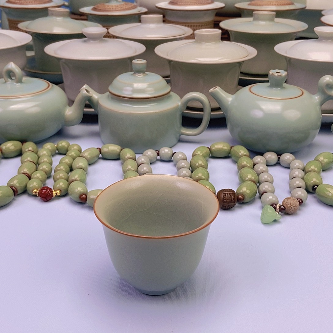 杯仿古铃铛杯原矿原釉原产地