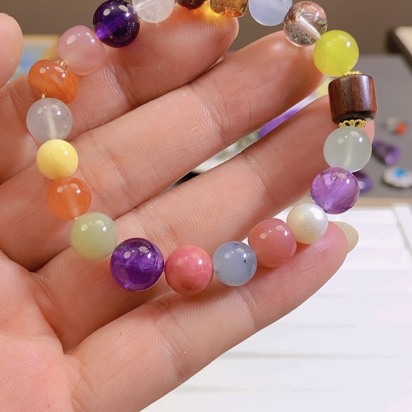 【闪购商品】水晶手链未镶嵌9.5mm手链