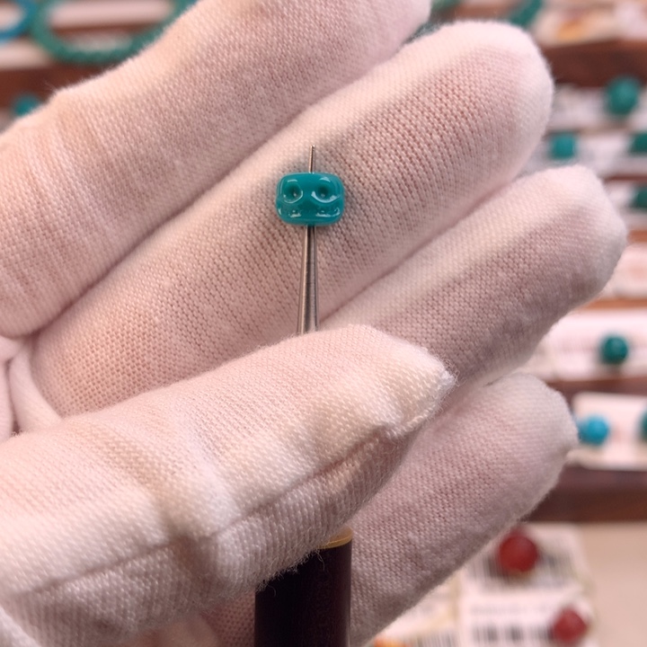 未镶嵌绿松石配饰j6.9*5.3