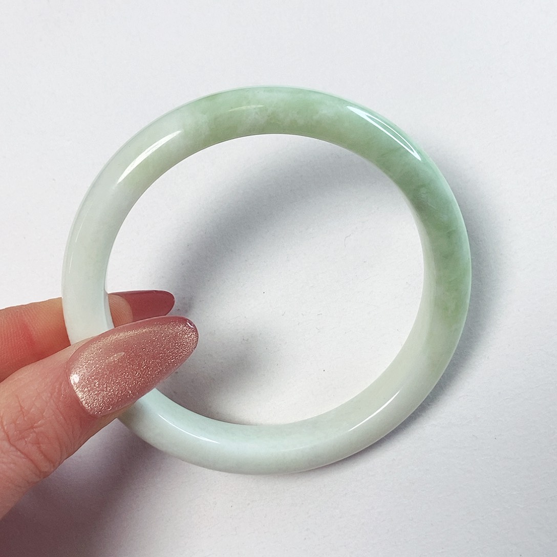 蓝田玉（蛇纹石化大理石玉）手镯未镶嵌