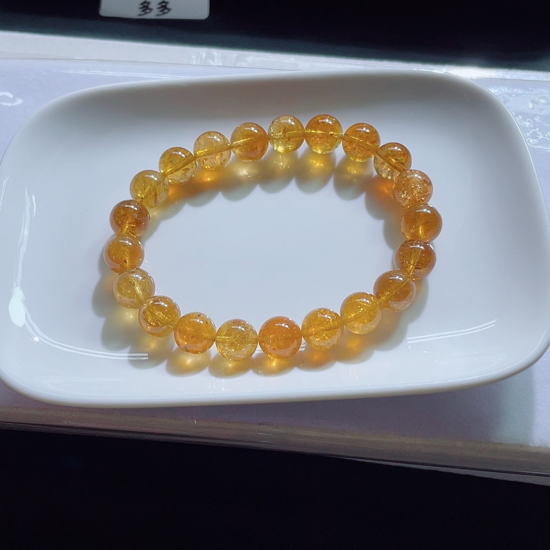 未镶嵌手链碧玺9.8mm左右