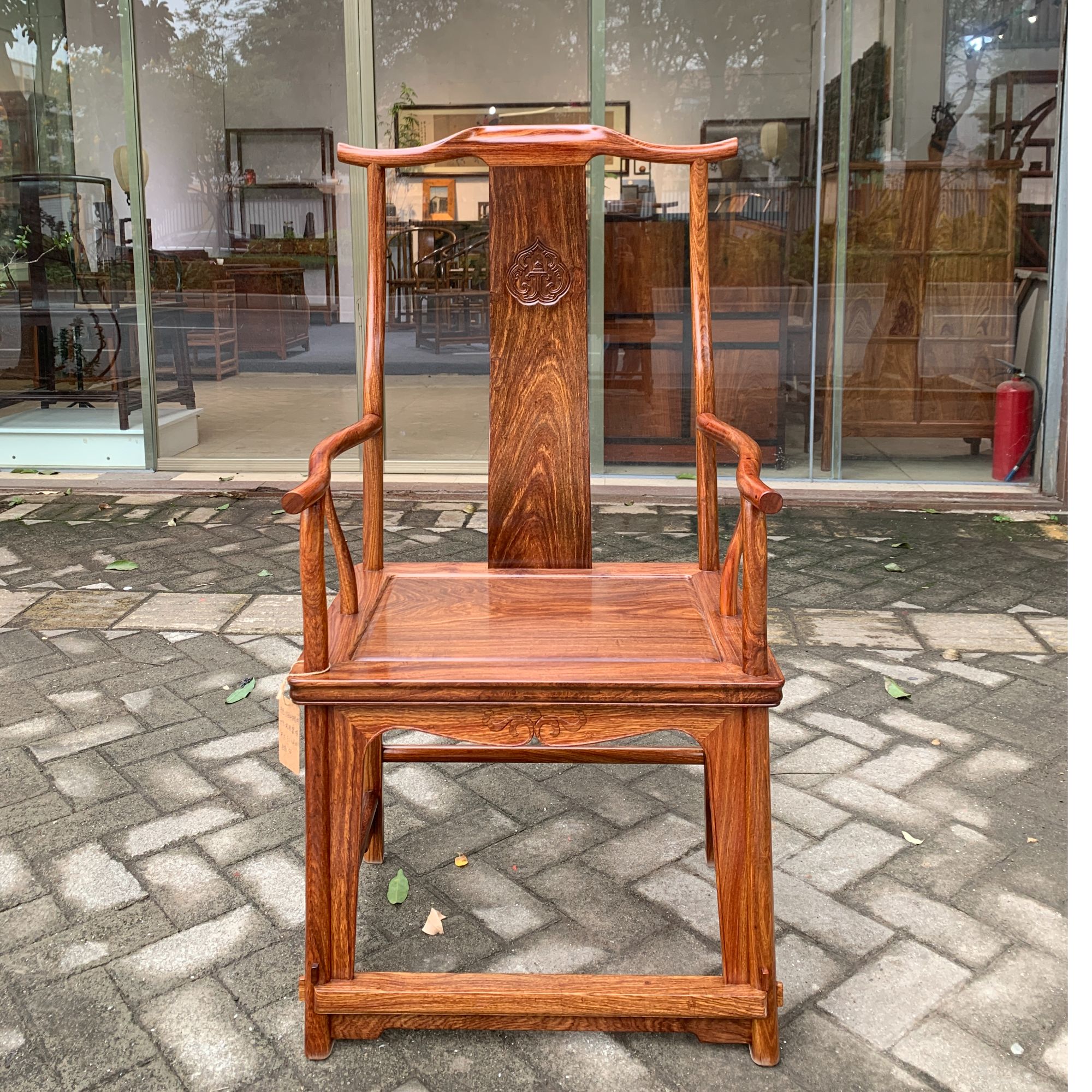 明式家具刺猬四出头官帽椅主人椅家具实用