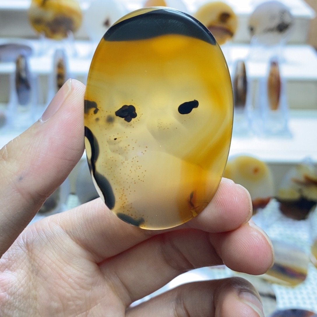 玛瑙/玉髓未镶嵌吊坠(不含链)