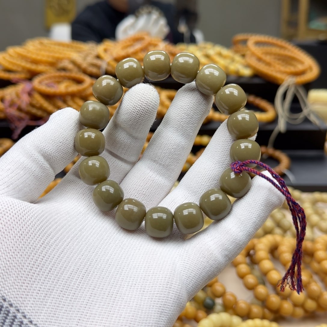 手串菩提根/象牙果13×14 5年微瑕