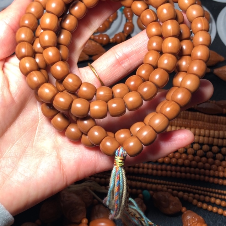 橄榄核手串/手链猴头核桃直切108