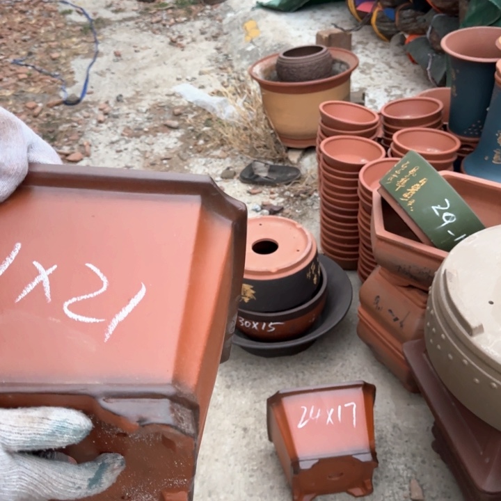 紫砂花盆紫砂花盆