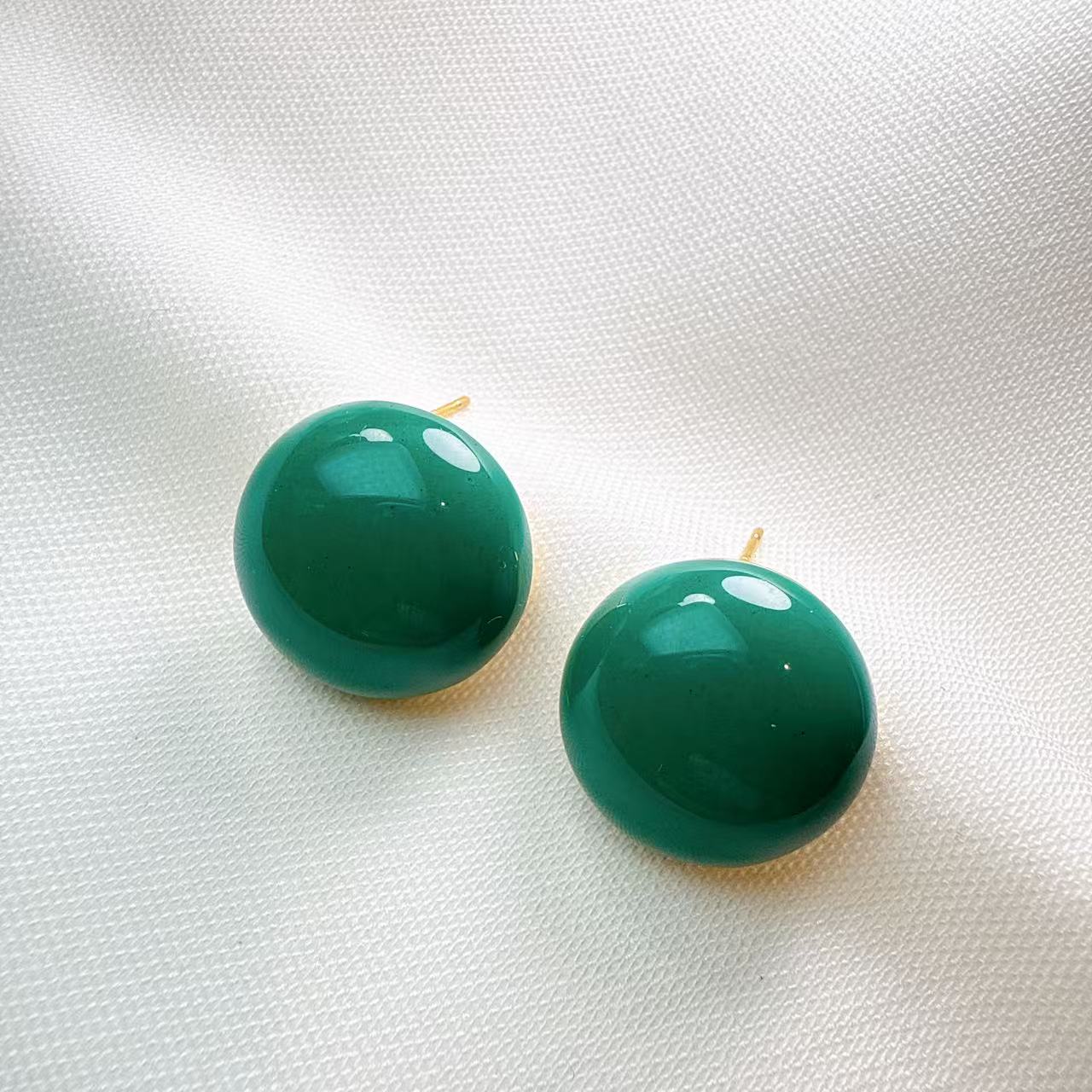 铜合金树脂耳饰 【雨桐轻奢饰品】耳环YT00821#3