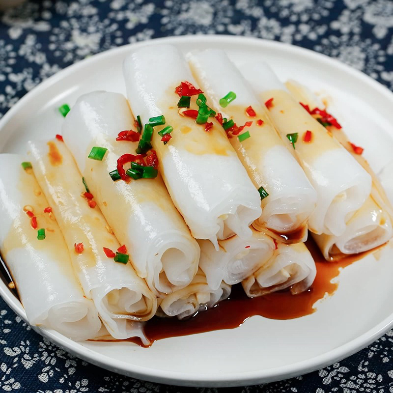 新鲜虾卷，白玉鲜虾卷，广式小吃Q弹有嚼劲