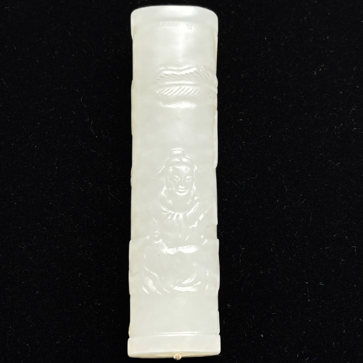 旧藏和田玉白玉挂件吊坠