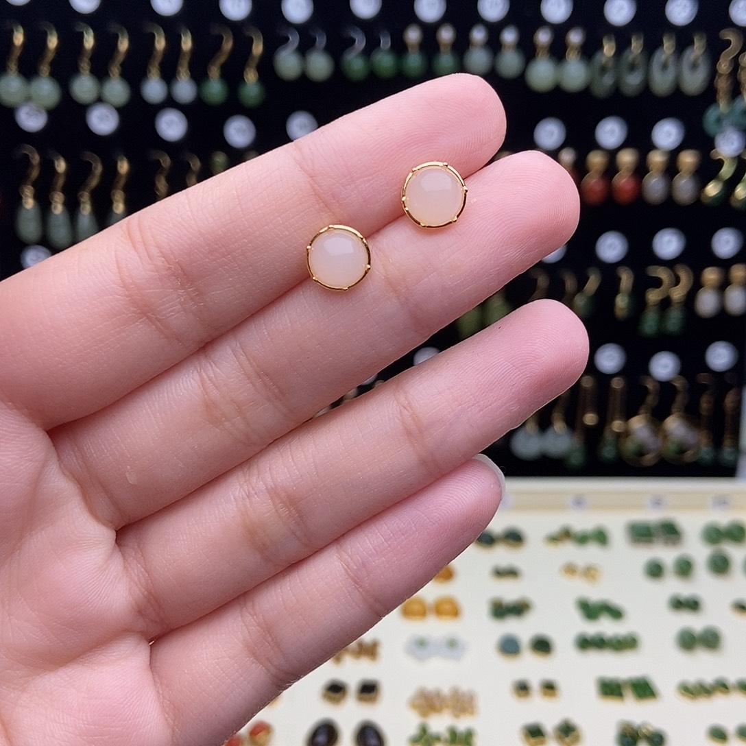 银S925镀金镶嵌手链和田玉