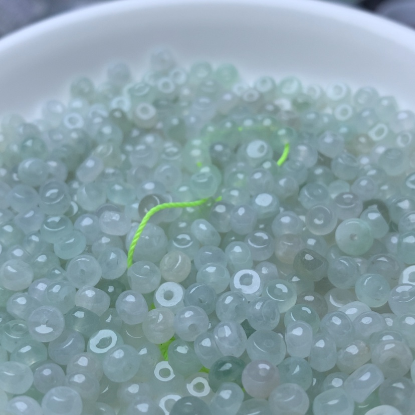 【闪购商品】未镶嵌手链翡翠卡3乘5的晴水算盘30个