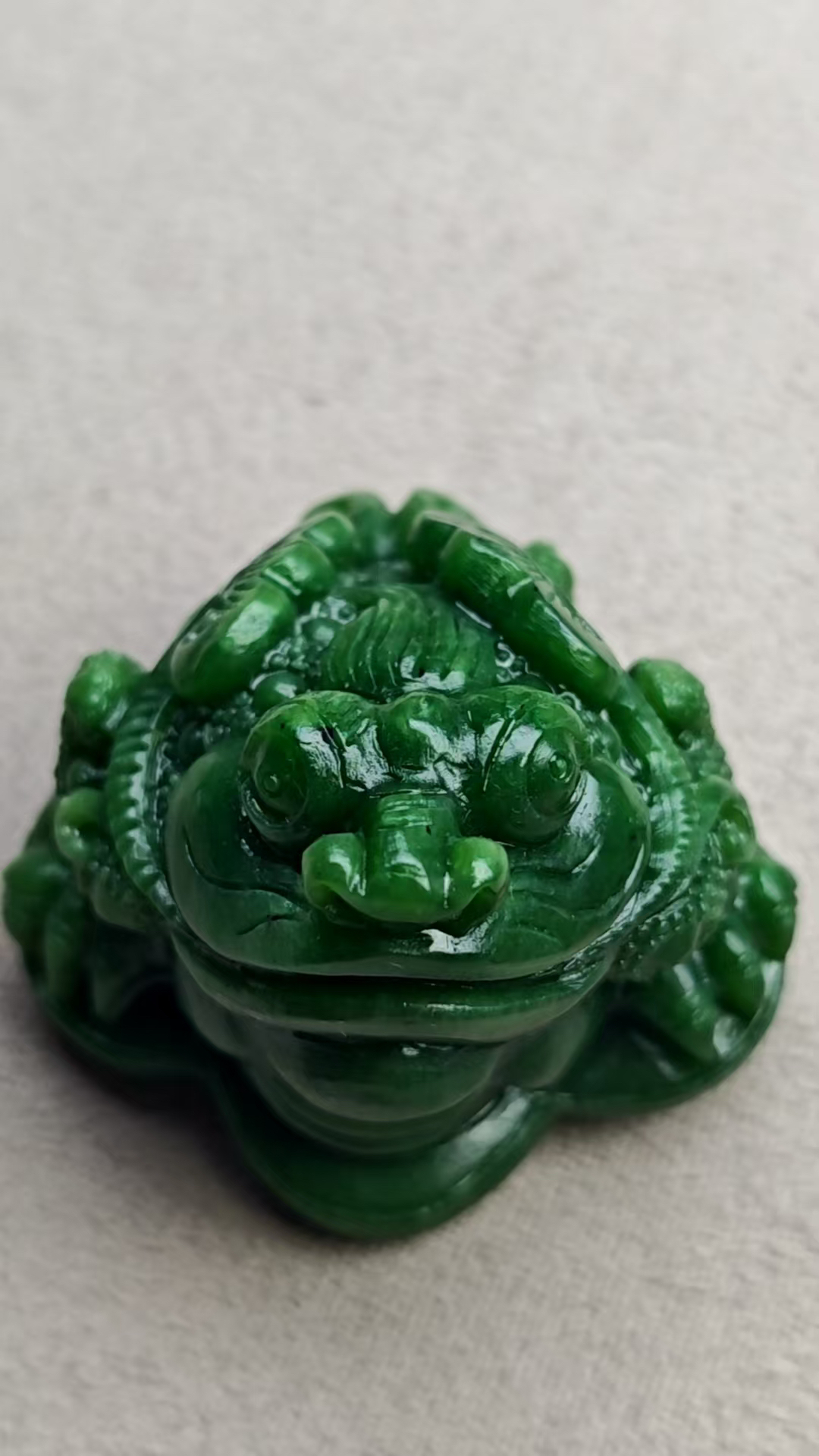 和田玉碧玉金蝉茶宠
