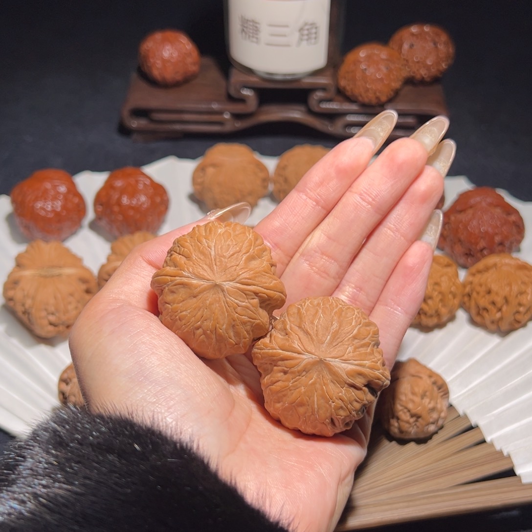 文玩核桃吊坠39+铁锤