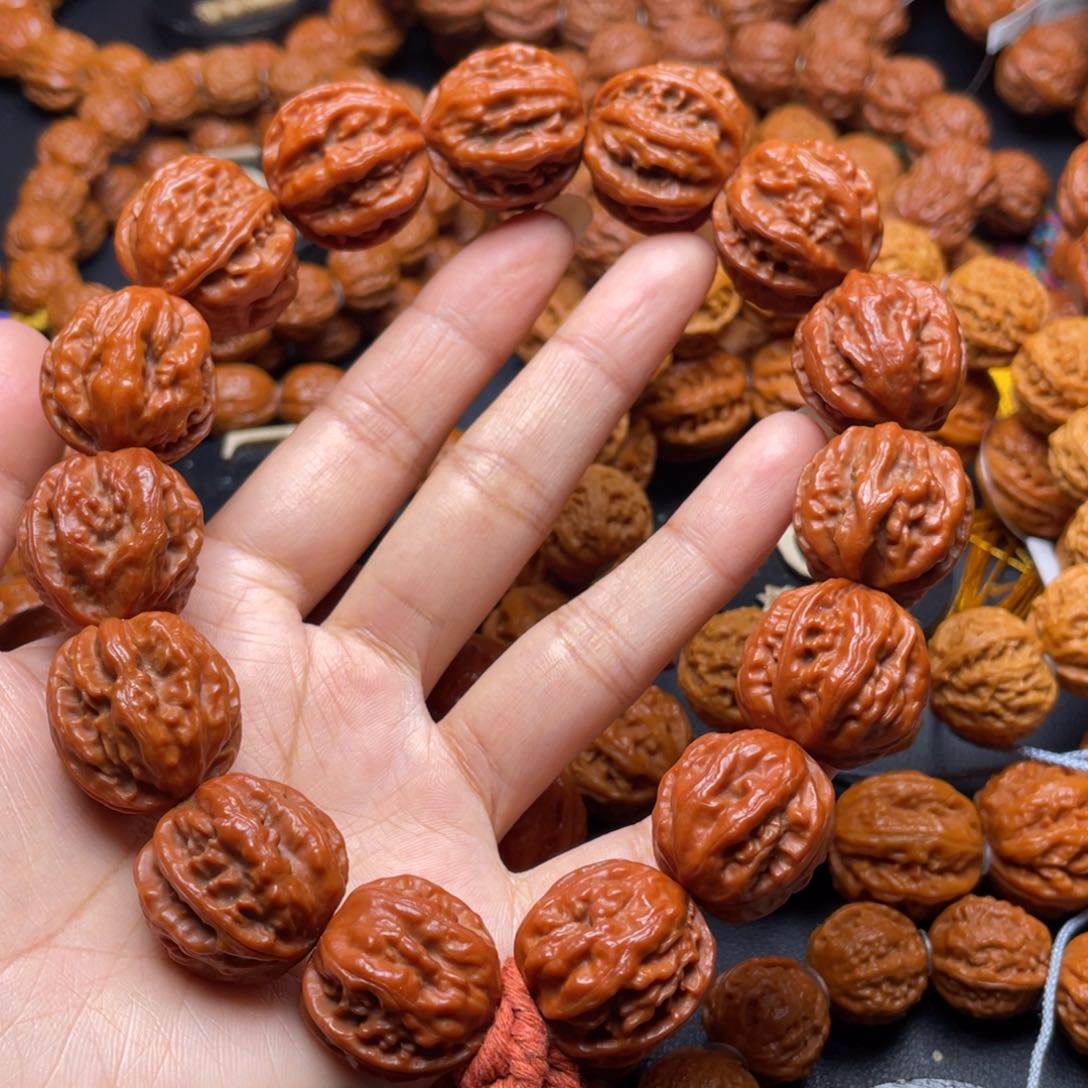 文玩核桃手串卖*儿粗筋111